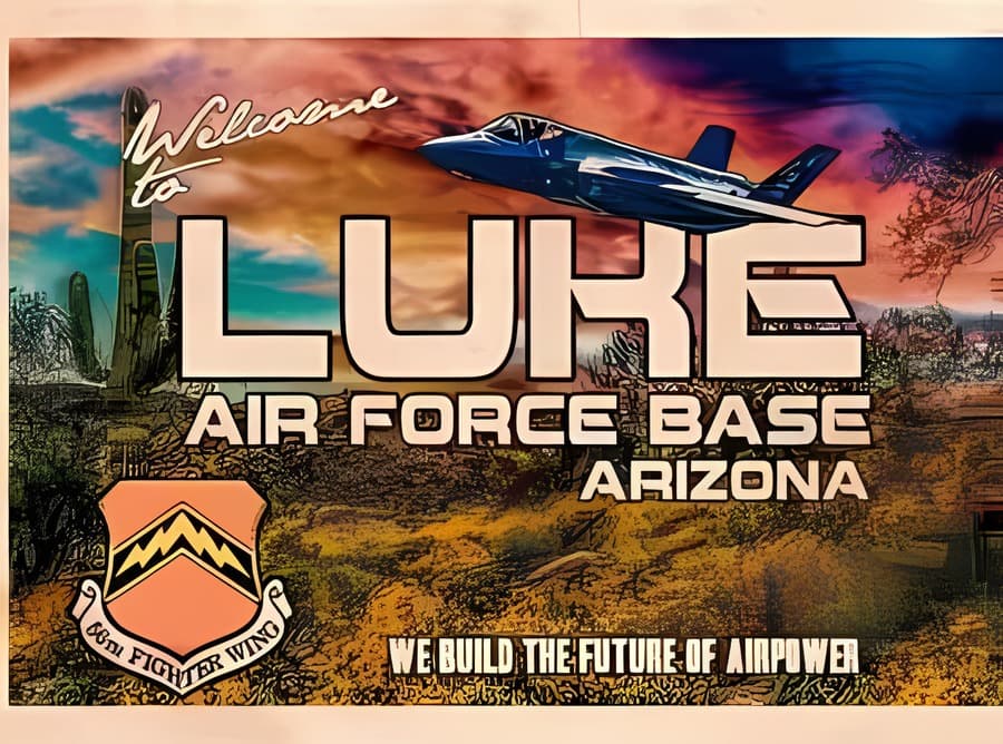Luke Air Force Base Arizona artwork